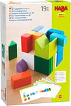 HABA Jouet en Bois-Jeu d'assemblage en 3D Cubes Mix-2 Ans et Plus, 305463, Multicolore