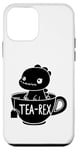 Coque pour iPhone 12 mini Dinosaure drôle Tea-Rex T-Rex Dinosaure