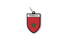 Porte cles clefs cle Drapeau Collection Ville Blason Maroc marocain