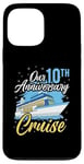 Coque pour iPhone 13 Pro Max Our 10th Anniversary Cruise Wedding Cruising Wife Husband