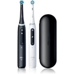 Oral B iO5 electric toothbrush with bag DUO Black & White 2 pc