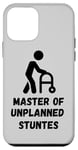 iPhone 12 mini Master of Unplanned Stunts Funny Accident Prone Humor Art Case