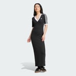 adidas Adicolor 3-Stripes Knit V-Neck Dress Women