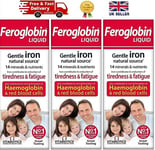 3 x Vitabiotics Feroglobin B12 Liquid Iron- 200ml (box of 3)