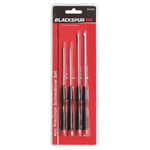 4PC Precision Screwdriver Set Carbon Steel Long Handle for Hard-to-Reach Screws