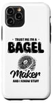 Coque pour iPhone 11 Pro Croyez-moi, je fabrique des bagels et je sais tout