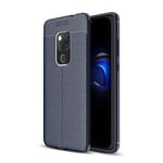 Huawei Mate 20      Leather Texture Case    Navy