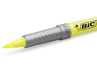 Bic Marking Highlighter Flex - Överstrykningspenna - Gul - Water-Based Dye Ink - 1-4.3 Mm (Paket Om 12)