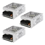 3X AC 100V-240V to DC 12V 3A 36W Voltage Transformer Switch LED Strip 5387