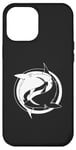 Coque pour iPhone 12 Pro Max Requin blanc Yin Yang