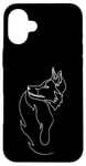 Coque pour iPhone 16 Plus One Line Fox