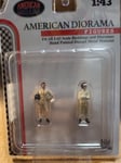 Set 2 Pilote Racing Legend 60 S American Diorama 1/43 ....