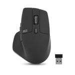 ACT Souris sans Fil silencieuse Clic, dongle USB 2,4 GHz, Souris sans Fil, 2400 DPI, 6 Boutons, poignée du Pouce - AC5151