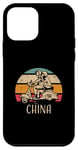 iPhone 12 mini China Vintage Scooter Retro Sunset Distressed Design Case