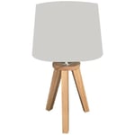 Atmosphera Créateur D'intérieur - Lampe scandinave 3 pieds en bois gris