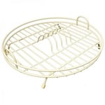 Delfinware 2001CRM Circular Cream Plastic Coated Dish Drainer