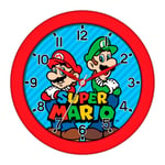 Accutime Super Mario & Luigi Veggklokke P000963 - Unisex - 25 cm - Kvarts urverk