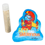 DuvoPlus Kattleksak Kattmyntakudde Smurfs-Jetpack 9x2x9cm Blå