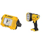 DEWALT Projecteur de Chantier Compact XR Sans Fil - Sans Batterie Ni Chargeur & Lampe Projecteur LED XR 18V, 1.000 lumens - DCL043-XJ - Sans Fil - Lampe Led Rechargeable