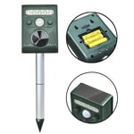 Voche® Solar Ultrasonic Led Garden Repeller Pest Control Cat Rodent Deterrent