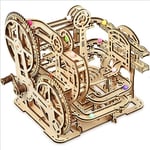 ACROPAQ - Kit Puzzle 3D Bois Labyrinthe de marbre - Maquette à Construire - Modèles mécaniques pour Adultes - Pas Besoin de Colle - Maquette Bois 3D - Train en Bois - PUZ3D7
