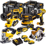 Dewalt DCK665P3T8 18V XR 7 Piece Combo Tool Kit with 3 x 5.0Ah Battery & Charger