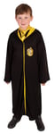 RUBIES - Harry Potter Officiel - Robe Poufsouffle - Déguisement Enfant - 7-10 ans - Costume Robe Noire à Capuche - Pour Halloween, Carnaval - Idée Cadeau de Noël