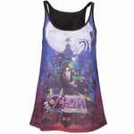 Nintendo - Zelda de Majora Masque Dames Tank Haut ( Top Femme Taille L)