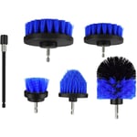 6pcs brosse brosse perceuse voiture tapis tapis visseuse sans fil 2024