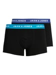 JACK & JONES Men's JACRICH TRUNKS 2 PACK NOOS Boxer Shorts, Surf The Web/Detail:Blue jewel, XXL