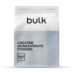 Bulk Creatine Monohydrate Powder, Pure Unflavoured, 1 kg, Packaging May Vary