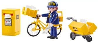 Playmobil Plus 9806 City Life Factrice avec vélo Figurine Jeux Construction Noël