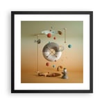 Affiche Poster 40x40cm Tableaux Image Photo Abstraction Surréalisme 3D Wall Art