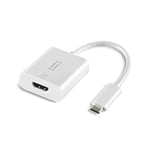 aiino - Adaptateur USB-C vers HDMI 4K pour MacBook et iPad - Blanc