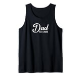 Mens I Leveled Up To Daddy 2023 Soon To Be Dad Fathers Day Tank Top