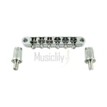 Musiclily ABR-1 Tune-O-Matic Birdge For Les Paul Guitar Parts Chrome New