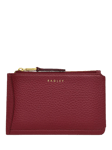 Radley The Chancery Leather Coin Purse, Cranberry