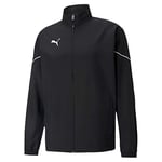 PUMA Homme Veste Teamrise Sideline Sweat shirt, Puma Noir/Blanc, M EU