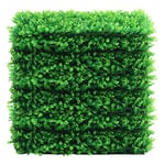 6 PCS Artificial Leaves Hedge Panels Hedge Wall Panels Artificial Grass Backdrop Wall 40 X 60cm 4cm Green Grass Wall for Decor Privacy Fence Indoor Outdoor Garden (Eucalyptus Light Green, 6 Pcs)