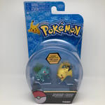 Pokemon Figurine TOMY Bulbizarre / Bulbasaur VS Pikachu - NEUF