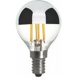 Filament led-Lampa malmbergs - Led lampa, toppförspeglad, klot, klar, 4w, e14, 230v, dim, mb