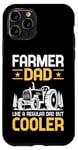 Coque pour iPhone 11 Pro Drôle Farmer Dad Farm Daddy Daddy Dada Cadeau de fête des pères pour homme