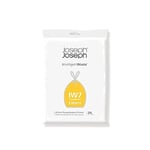 Joseph Joseph IW7 Transparent Bin Liners, Ideal for Recycling- Pack of 20, Clear, 20 Litres- Designed for Totem Compact