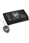 Arsenal F.C. Wallet & Keyring Set Football Fans Official Merchandise