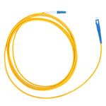 2pcs 3 Meters LC/UPC To SC/UPC Optical Fiber Patch Cable Cord Yellow TOU