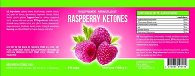 Rasberry Ketone Nutritech 200mg 60 Caps 