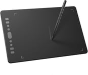 Tablette de dessin électronique/tablette passive prend en charge la connexion ordinateur/téléphone portable, sensibilité haute pression 8192, prend en charge le système Windows/Mac/Android