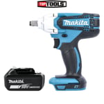 Makita DTW190Z 18V Li-Ion 1/2" Impact Wrench Body With 1 x 5Ah Battery