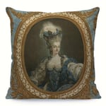 '1kpl tyynynpäällinen janinet muotokuva marie antoinette taideteosta '