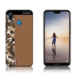 Huawei NXE P20 Lite maastokuvioinen suojakuori - Ruskea